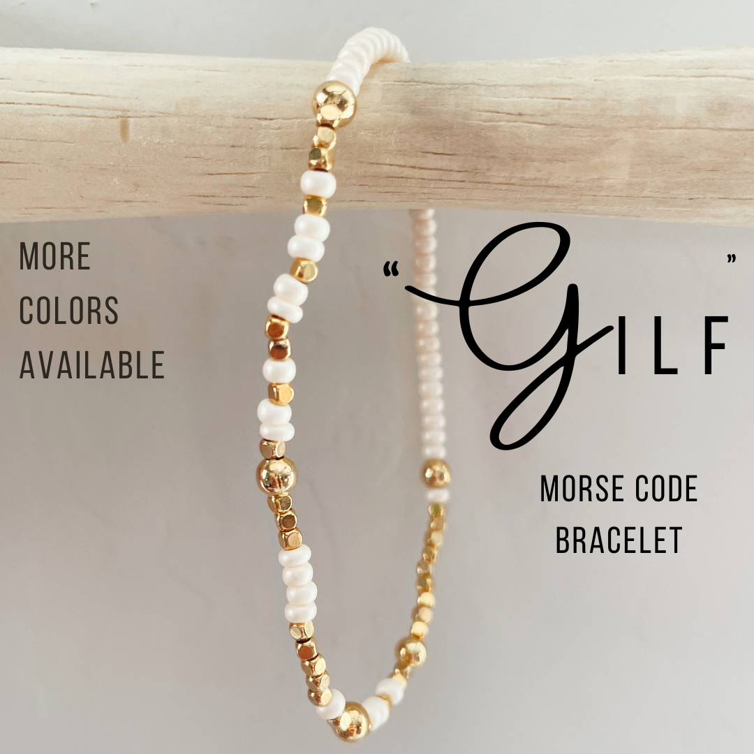 GILF Morse Code Bracelet