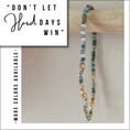Load image into Gallery viewer, "Don't Let The Hard Days Win" Morse Code Bracelet