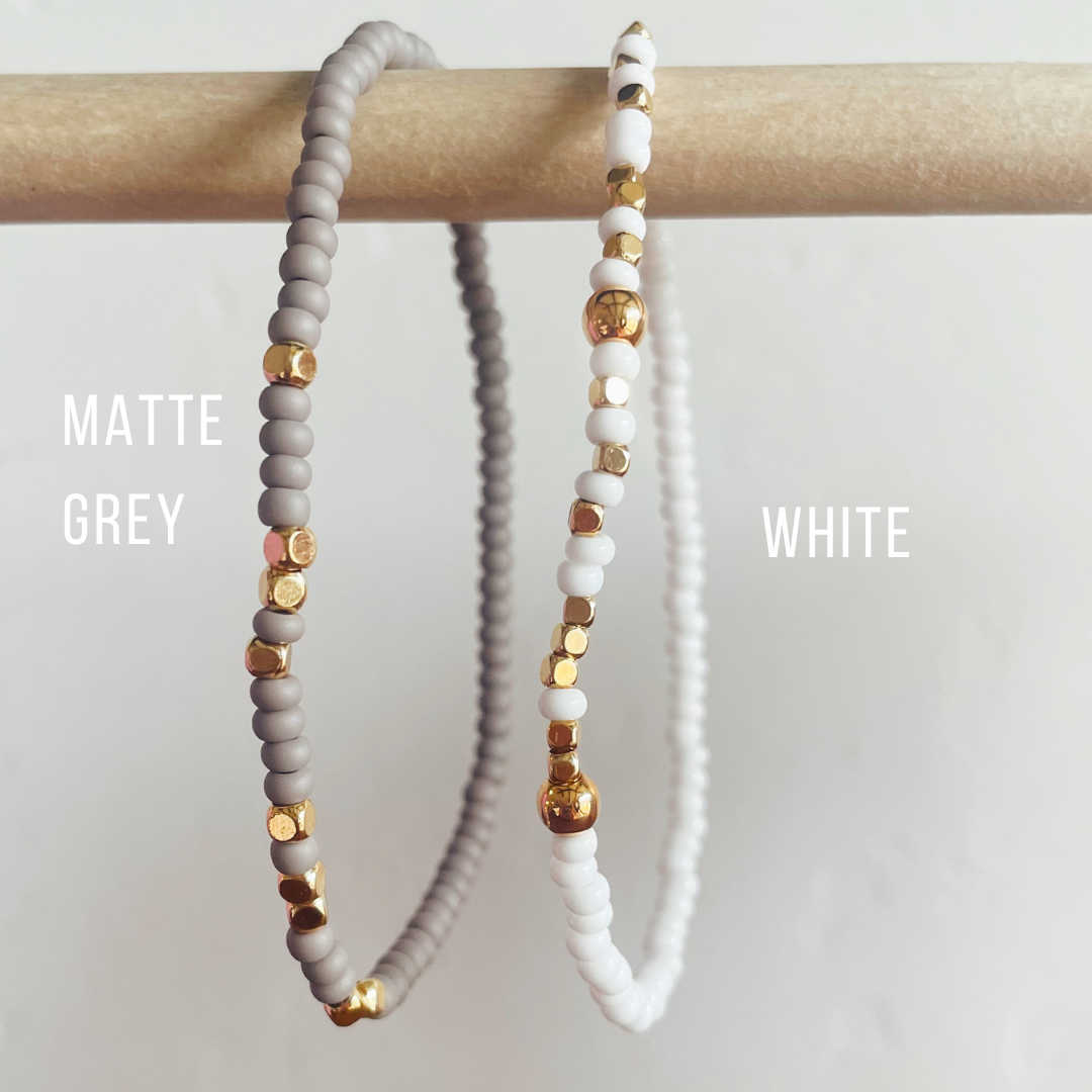 'Like Mother' + 'Like Daughter' Morse Code Bracelet Set