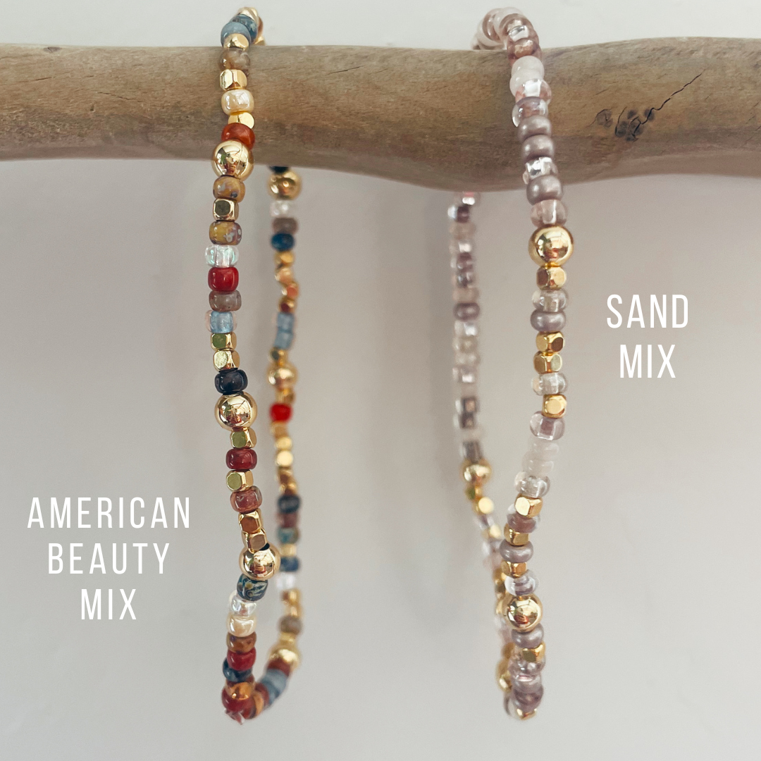 'Like Mother' + 'Like Daughter' Morse Code Bracelet Set