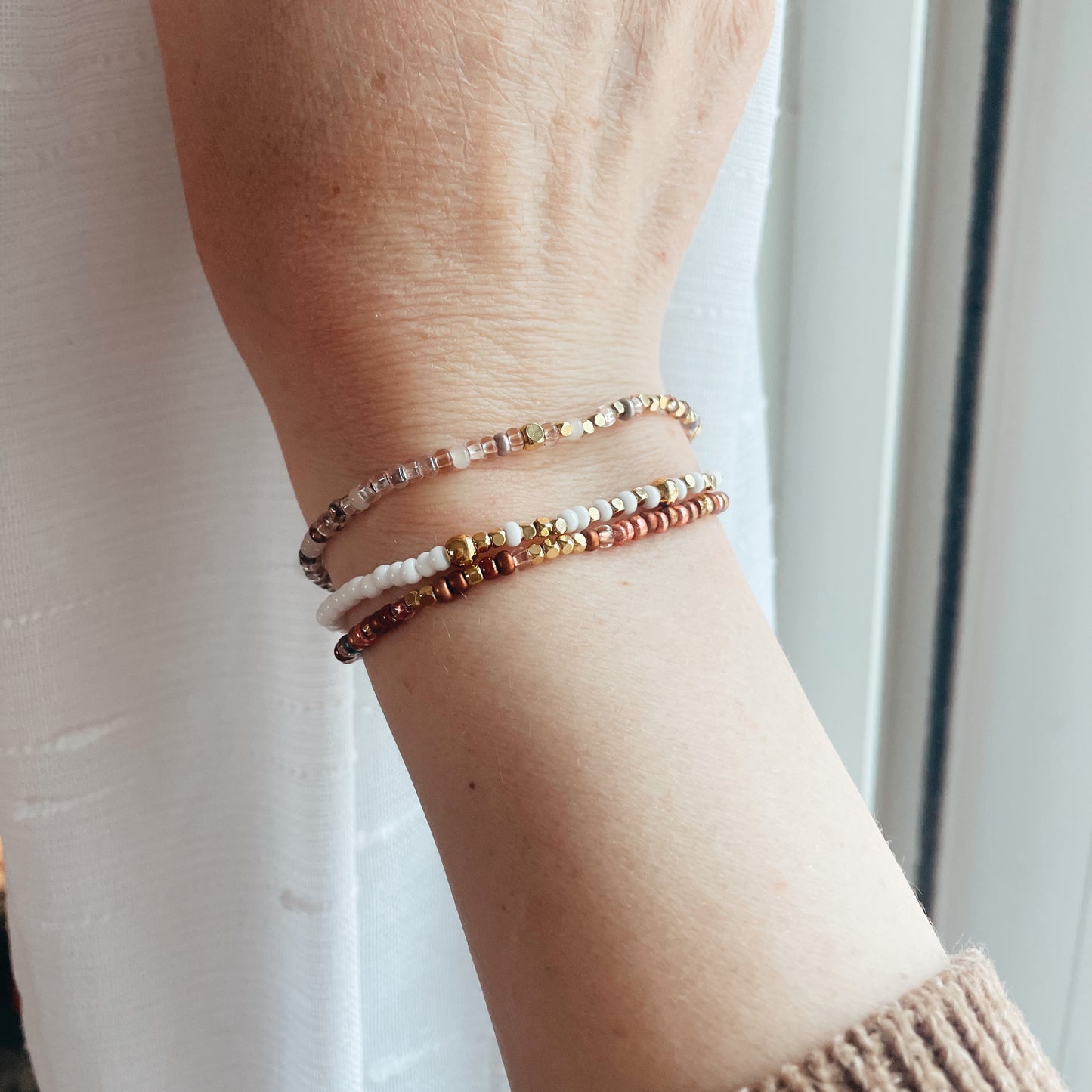"Unfuckwithable" Morse Code Bracelet
