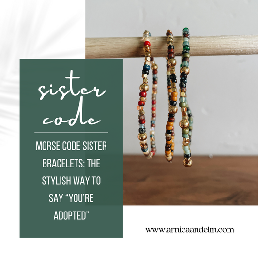 Morse Code Sister Bracelets: The Stylish Way to Say “You’re Adopted”