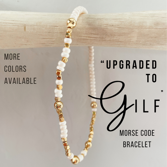 Upgraded to GILF Morse Code Bracelet