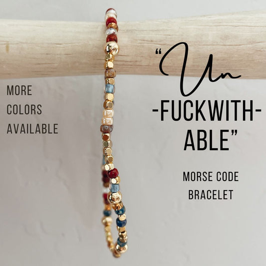 Unfuckwithable Morse Code Bracelet