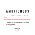 Load image into Gallery viewer, Ambitchous Definition Bracelet
