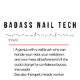 Load image into Gallery viewer, Badass Nail Tech Definition Bracelet
